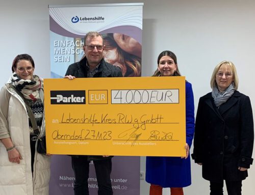 Parker Hannifin GmbH unterstützt die Lebenshilfe