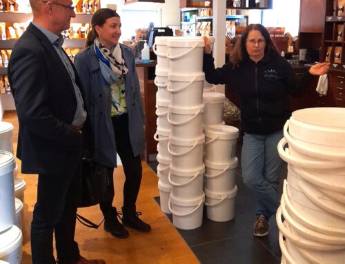 Herr Hartmann (Paritätischen Wohlfahrtsverband) zu Besuch