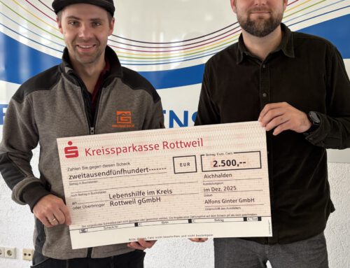 Herzlichen Dank an Holzbau Ginter!